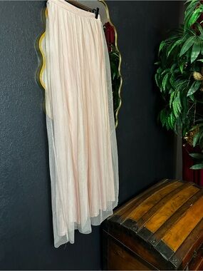 Reign Pink Blush Tulle Skirt